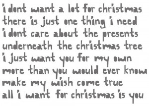 all i want for christmas bulbs all i want for christmas lyrics
