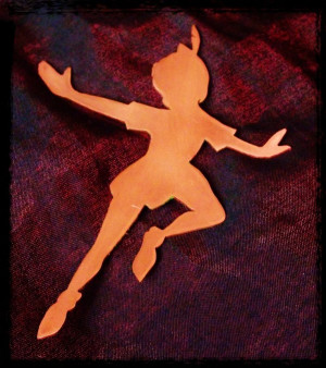 Great silhouette of Peter Pan. Going to print out and then trace onto ...
