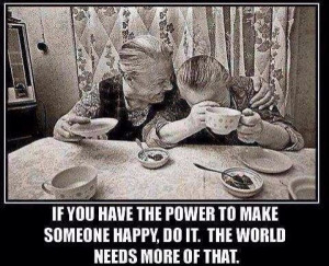 Luckily, happiness is infectious :)