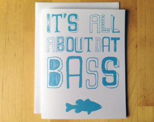 About Dat Bass Valentine card - fish bass - naughty valentine - sexy ...