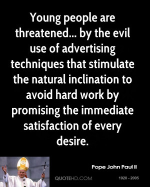 Pope John Paul II Work Quotes