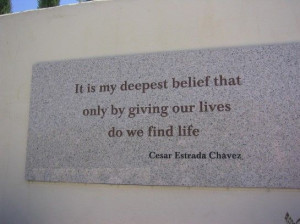quotes cesar chavez | Cesar Chavez quote