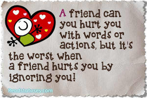 Friendship hurt status pictures and images