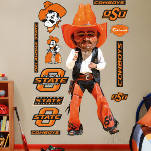 Oklahoma State Pistol Pete Wall Decal