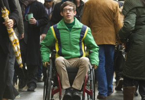 GLEE: Artie (Kevin McHale) experiences difficulties navigating the ...