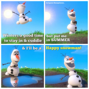 ... snowman olaf frozen olaf frozen olafquote olaf quote olaf summer song