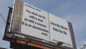 Gay Marriage Billboard In Tennessee Quotes The Bible, Says ‘Love The ...