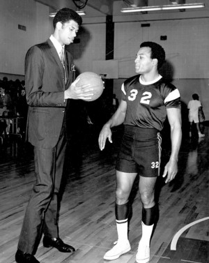 Lew Alcindor + Jim Brown, but what’s goin on?