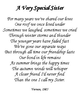 Happy Birthday Little Sister Poems