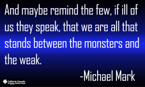Monsters And Weak Quote