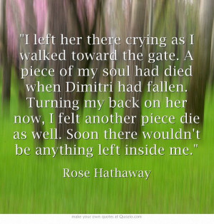 Vampire Academy Quotes | Rose Hathaway