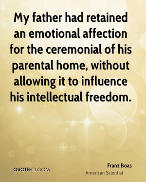 My father had retained an emotional affection for the ceremonial of ...