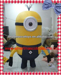 Hot Sale high quality minion mascot costume plush adult minion costume