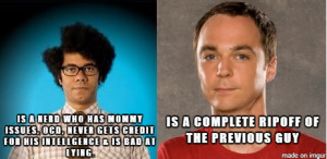 The difference between Maurice Moss and Sheldon Cooper. ( i.imgur.com ...