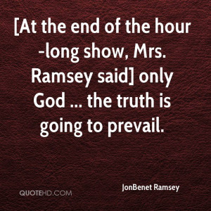 JonBenet Ramsey Quotes