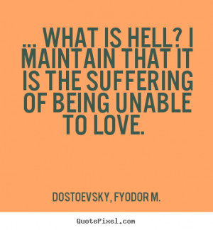 dostoevsky fyodor m love print quote on canvas make personalized quote ...
