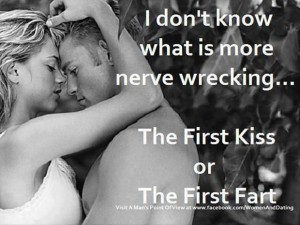 funny quotes first kiss first fart