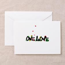 Rasta Peace Love Music Greeting Cards