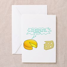 Holier Than Thou Attitude Greeting Card for