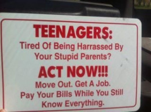 Fab Friday Funny: Notice to Teens