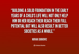 Building a Solid Foundation Quotes