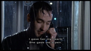 Say Anything. Luckily I married my Lloyd Dobler
