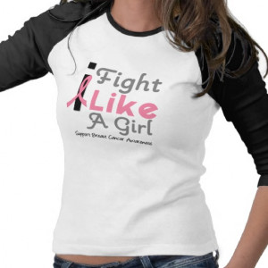 Fight Like A Girl v3 Breast Cancer Awareness Shirts