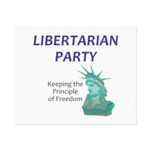 TEE Libertarian Party Canvas Prints