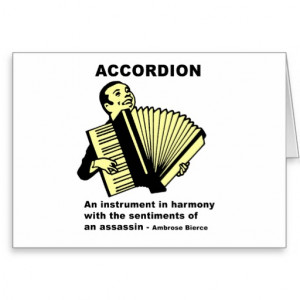 Accordion (humorously defined) cards