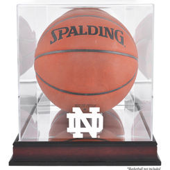 Notre Dame Fighting Irish Mahogany Basketball Display Case with Mirror