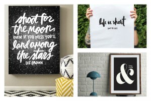 10 beautifully designed inspirational quote art prints | Cool Mom ...