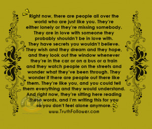 There are People All Over the World Who Are Just Like You