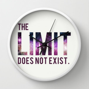 The Limit Does Not Exist - Mean Girls quote from Cady Heron Wall Clock