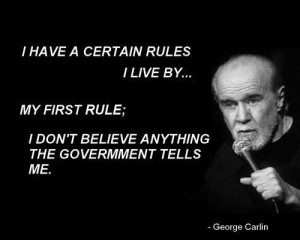 George Carlin Government Quote