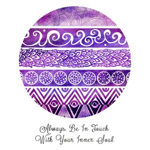 Image of Tribal Evolution Quote Purple Poster Print of Fine Art