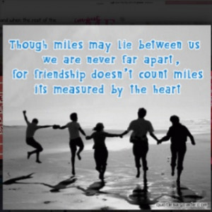 No matter the distance.