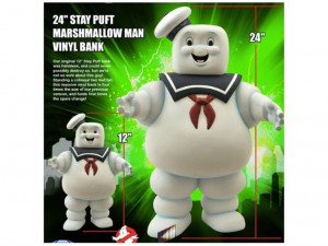 Ghostbusters Stay Puft Marshmallow Man 24 Inch Bank