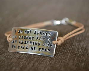 OBSESSED with this quote and bracelet!!!Personalized Quote Bracelet ...