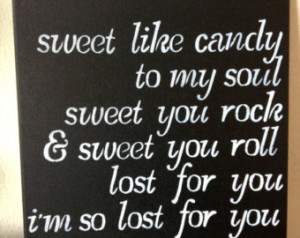Quote on Canvas - Sweet L ike Candy To My Soul - Dave Matthews ...