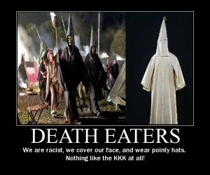 Bellatrix Lestrange Death Eaters and the Ku Klux Klan