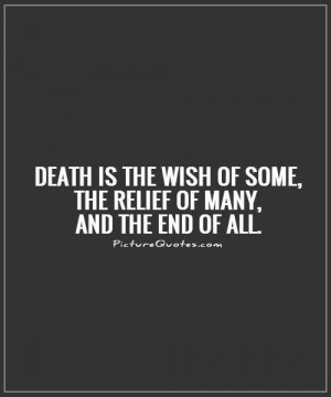 Death Wish Quotes