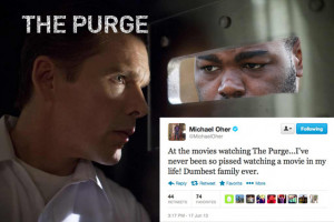 Ravens' Michael Oher wholly unimpressed with 'The Purge'