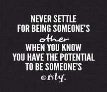 Refuse to settle