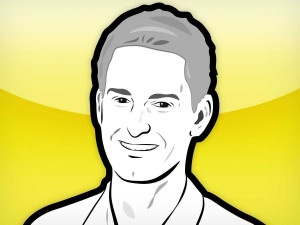 Evan Spiegel Snapchat Portrait Illustration