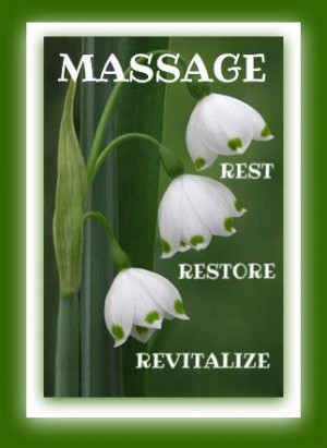 MASSAGE..Rest, Restore, Revitalize