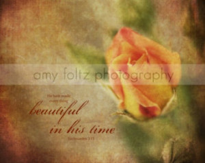In His Time Christian home decor wa ll art fine art photography ...