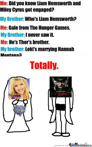 RMX] Loki's Marrying Hannah Montana???