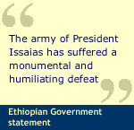 Ethiopia said that tens of thousands of Eritrean troops were killed ...