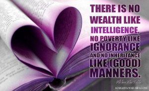 inheritance like good manners ali bin abi talib # quotes # proverbs ...