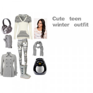 Cute Winter Outfits for Teenage Girls